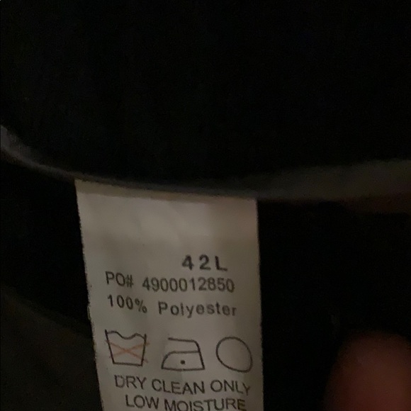 Calvin Klein sport coat 42l black velvet feel - Picture 3 of 5